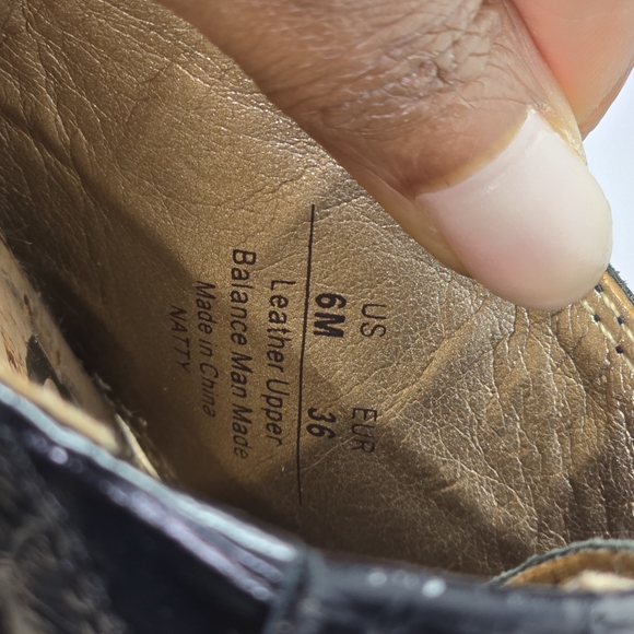 2/$60 Sam Edelman Black Croc-Embossed Natty Sandals - Picture 5 of 6